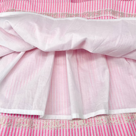 🎀HP🎀 Lilly Pulitzer ADDISON SEERSUCKER one shoulder pink white DRESS 8 NWT - Picture 10 of 16